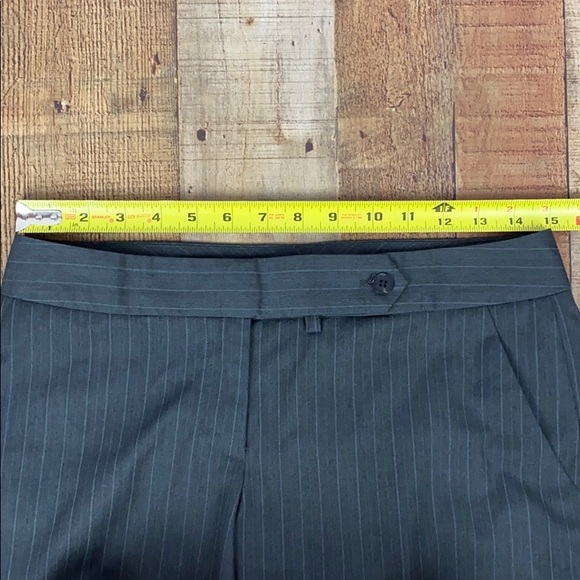 Calvin Klein Gray Pinstripe Dress Work Career Pant - Picture 7 of 11